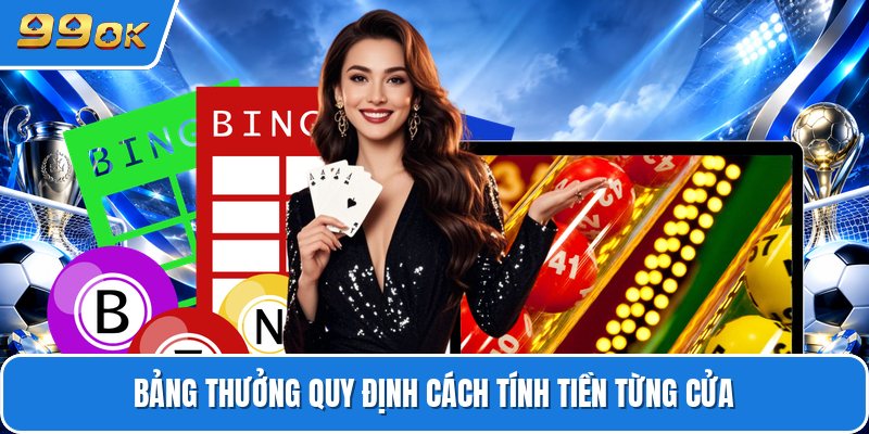 Bảng thưởng quy định cách tính tiền từng cửa